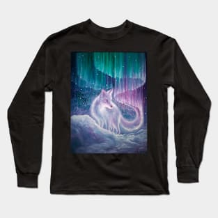 The scandinavian legend of aurora borealis Long Sleeve T-Shirt